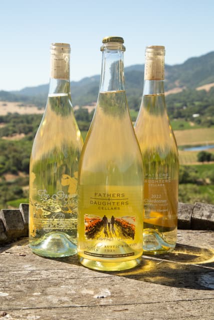 Fathers & Daughters Sarah Schoeneman in Ferrington Vineyard rows