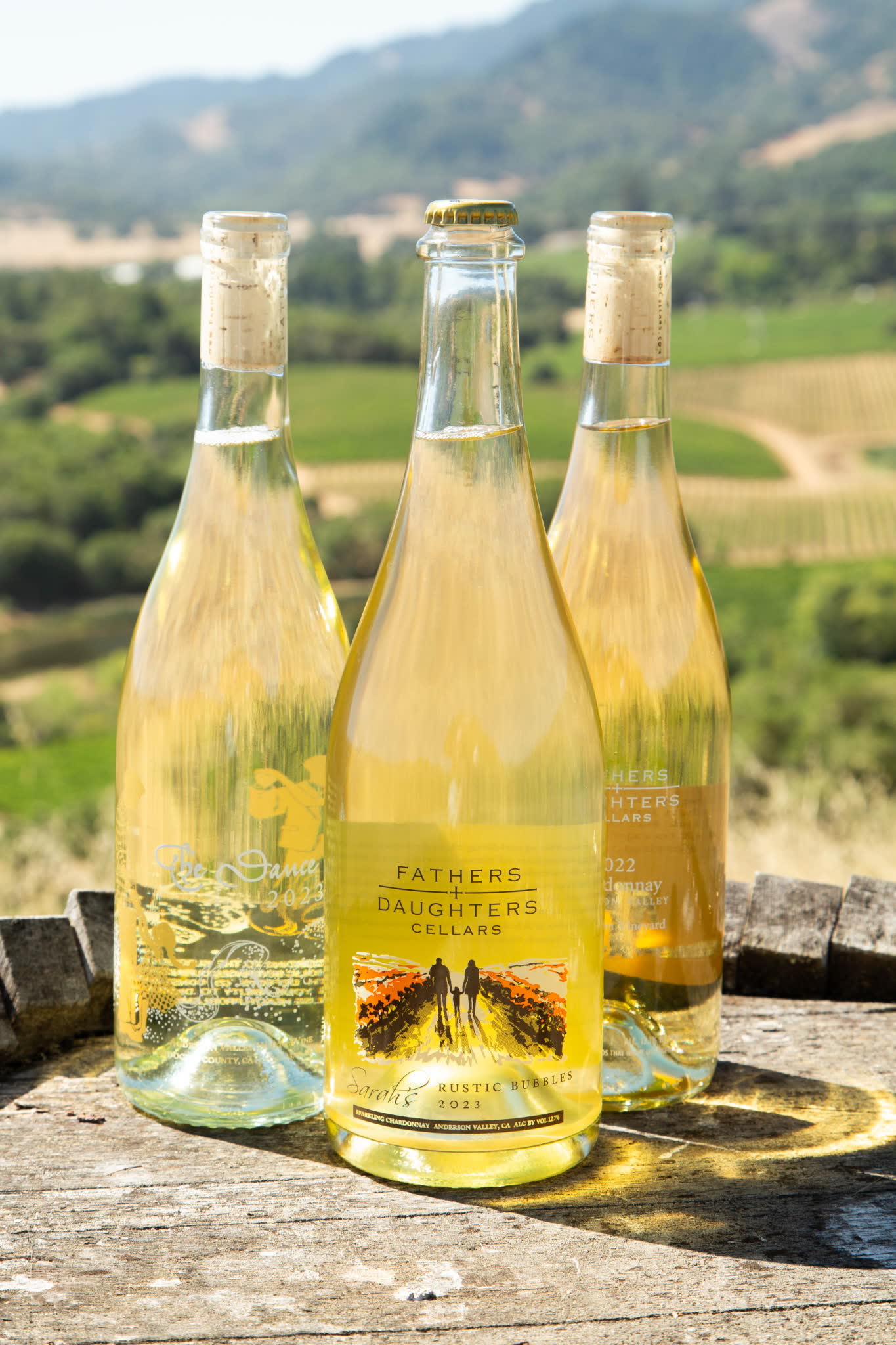 Fathers + Daughters Cellars bottlings from Ferrington Vineyard fruit, Anderson Valley.